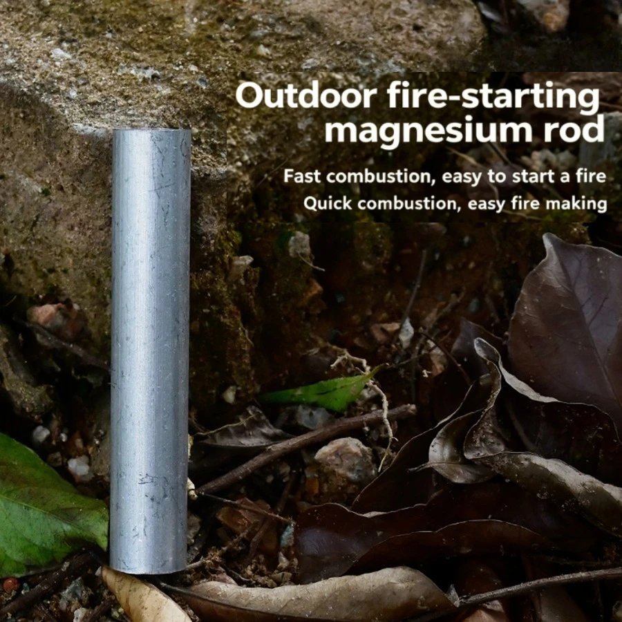 Magnesium Fire Starter - Pure Magnesium Rod Fire Starter Outdoor