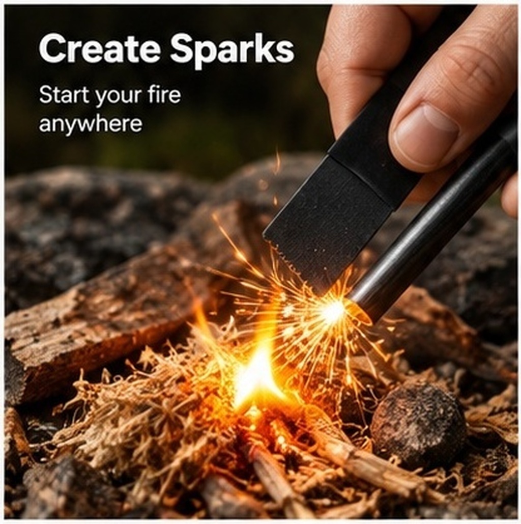 Magnesium Fire Starter - 10Pcs Fire Starter Kit Magnesium Rod