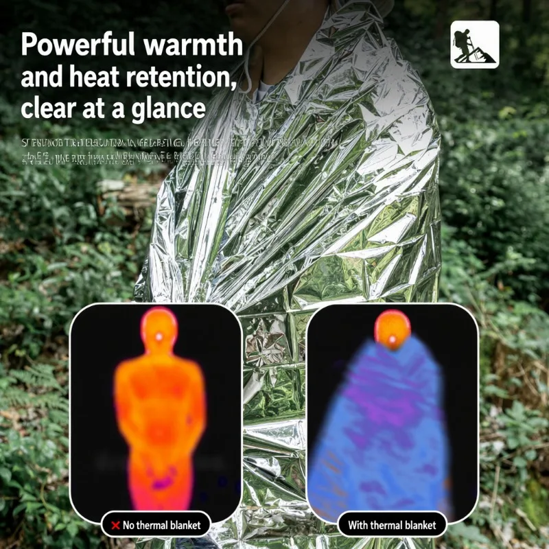 PET Aluminized Emergency Blank - Survival Blanket Reflective 评论和价格