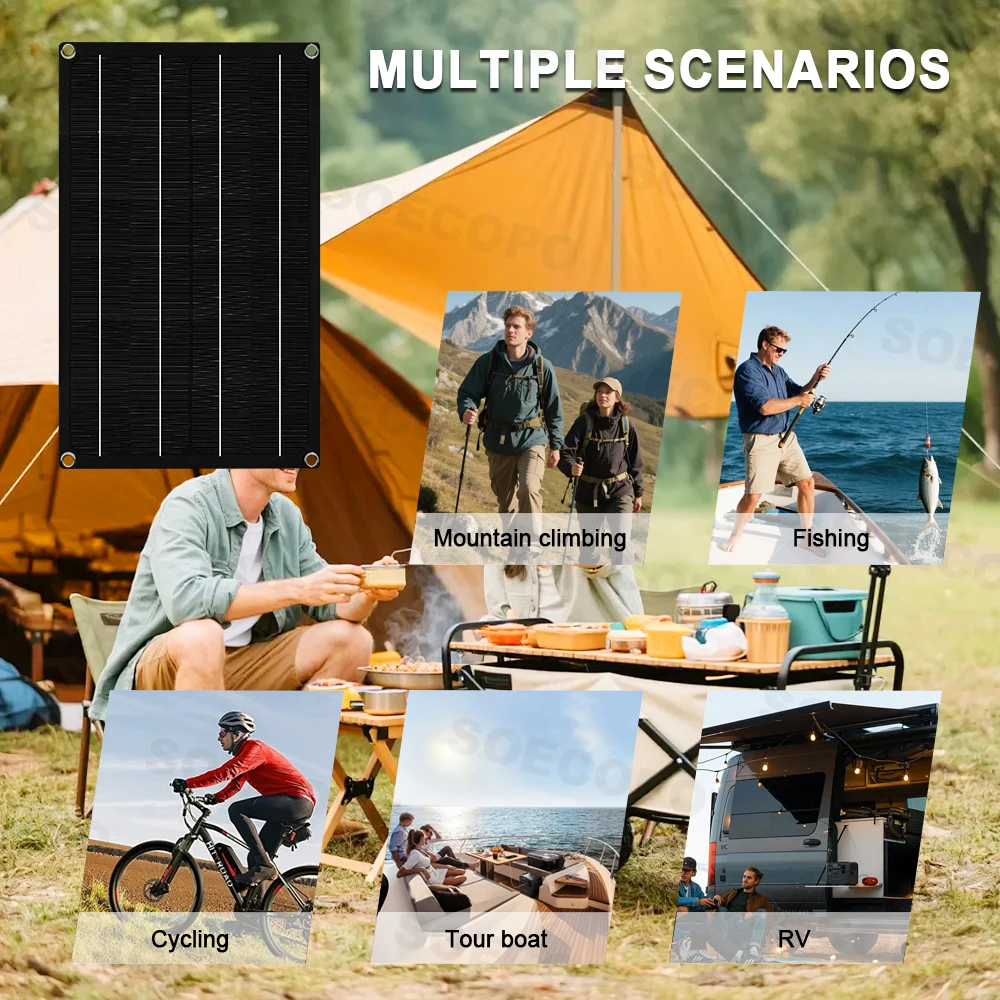 SOECOPO 10000W Peak 1100W Rate - Solar Emergency Charger 评论和价格