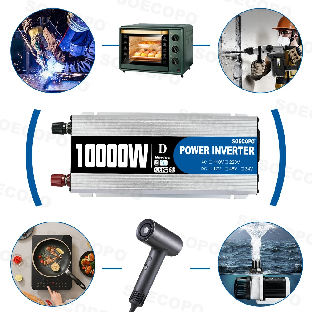 SOECOPO 10000W Peak 1100W Rate - Solar Emergency Charger 评论和价格