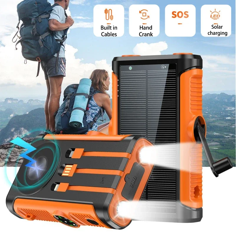 50000mAh Solar Power Bank 22.5 - Solar Emergency Charger 评论和价格