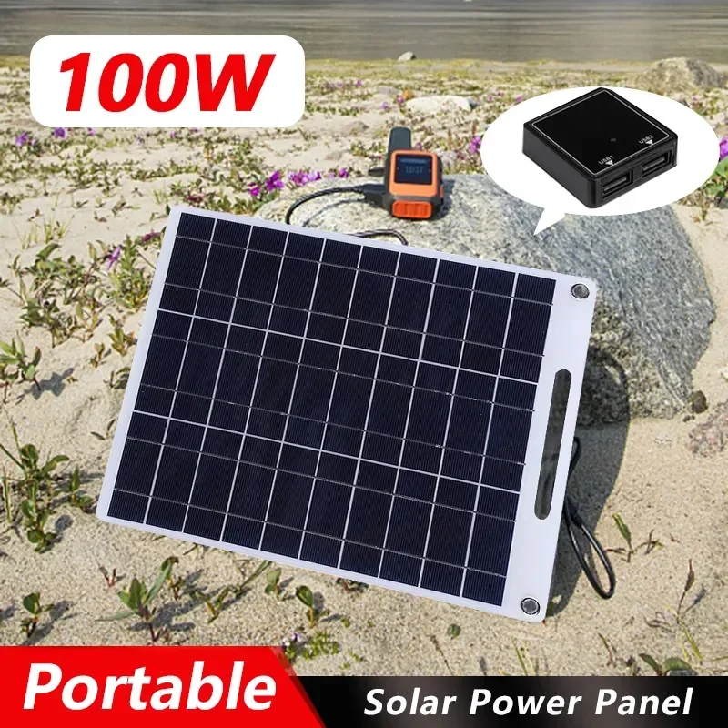 5V Solar Panel Waterproof Port - Solar Emergency Charger 评论和价格