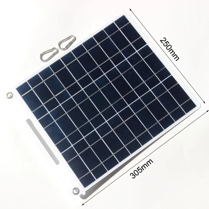 5V Solar Panel Waterproof Port - Solar Emergency Charger 评论和价格