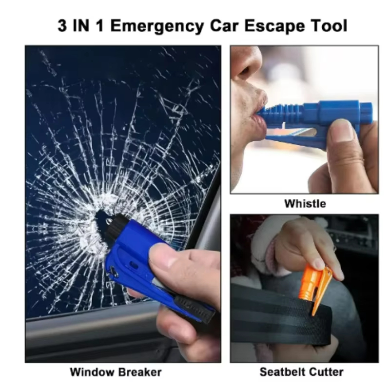 3-in-1Car Safety Hammer Mini C - Rescue Rope Throw 评论和价格