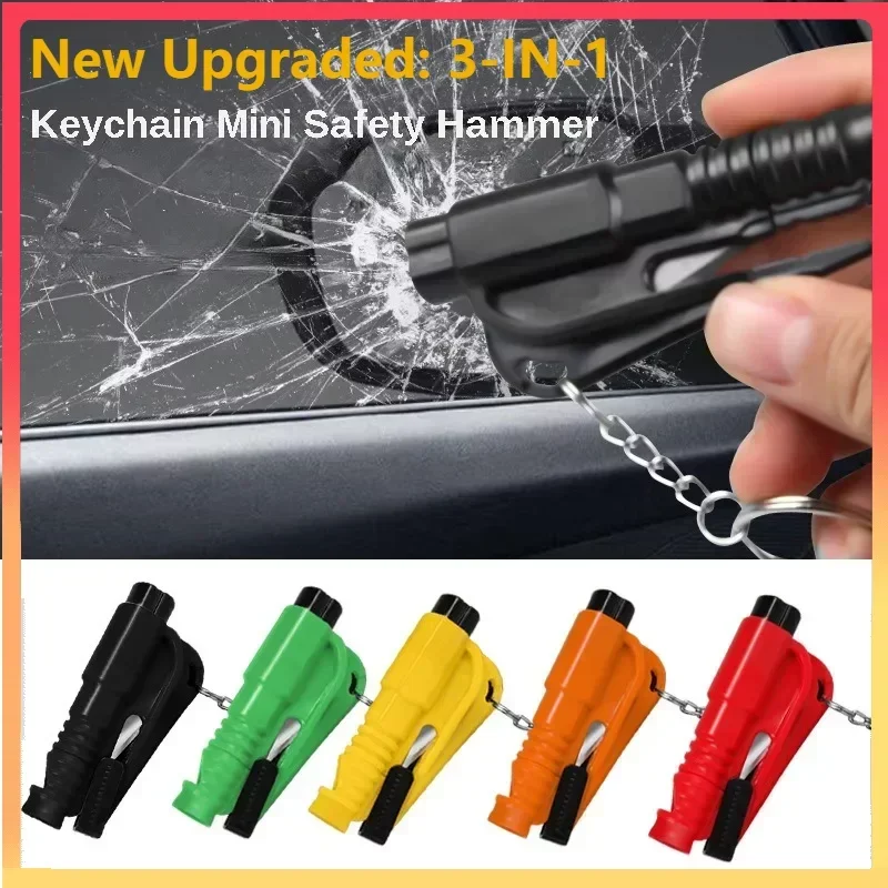 3-in-1Car Safety Hammer Mini C - Rescue Rope Throw 评论和价格
