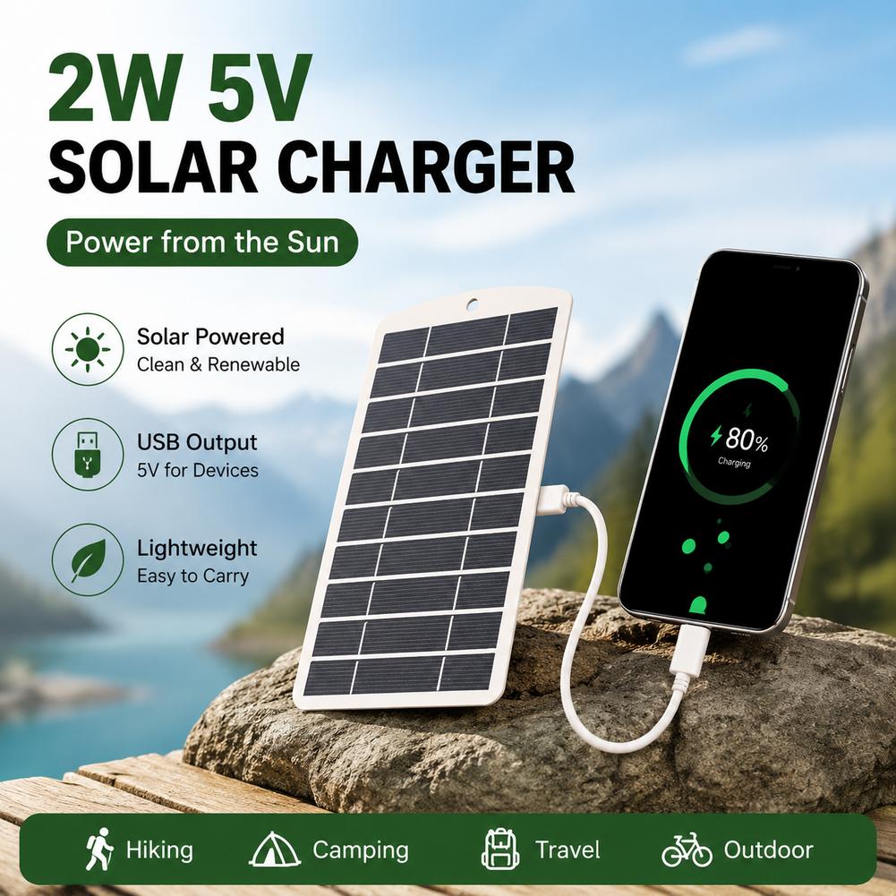 Portable USB Solar Panel Charg - Solar Emergency Charger 评论和价格